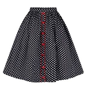 Hell Bunny 50s style poka dot skirt